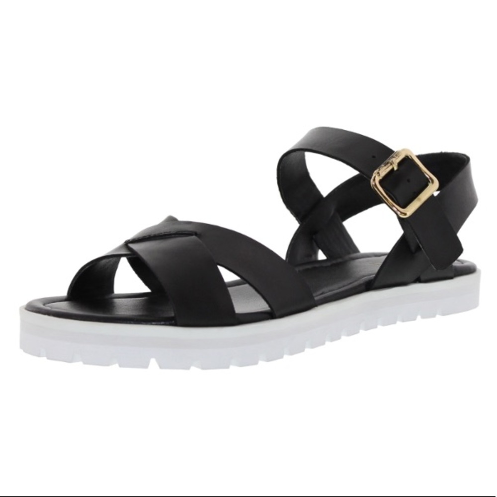 SOLD Anthro / KDB || Stars Leather Sandal - Picture 1 of 7